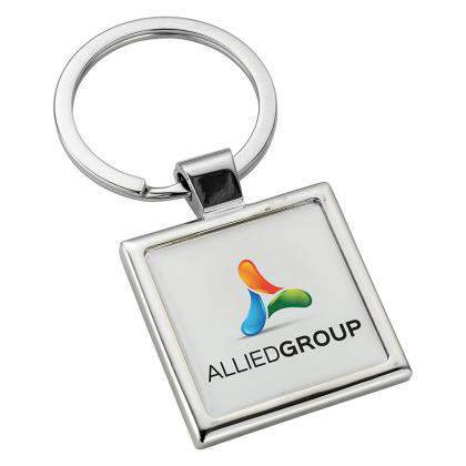 Picture of Rectangular Alloy Injection Keyring (UK Stock)