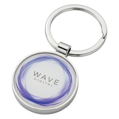Picture of Square Alloy Injection Keyring (UK Stock)
