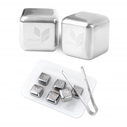 Stainless Steel Ice Cube Set (6pcs)