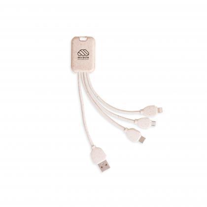Wheat Straw Charging Cable - Square Shape A