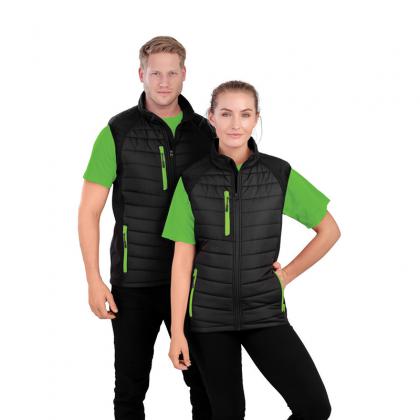 Black Compass Recycled Padded Gilet (22451)