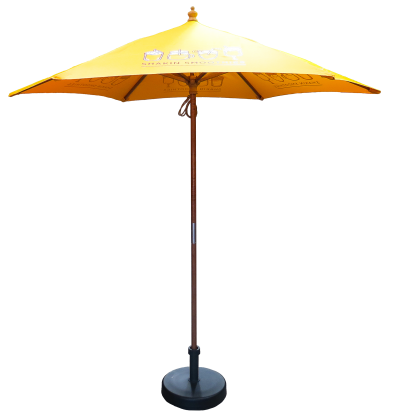2.5m Wooden Parasol (Pantone Match to ANY colour of the Spectrum at NO EXTRA COST )