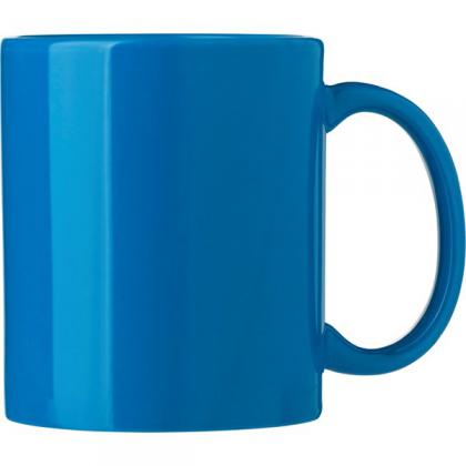 300ml Ceramic coloured mug (Blue)