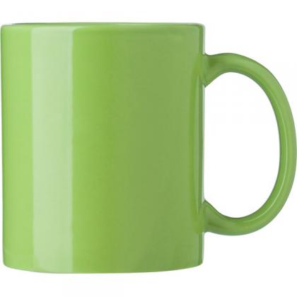 300ml Ceramic coloured mug (Light green)