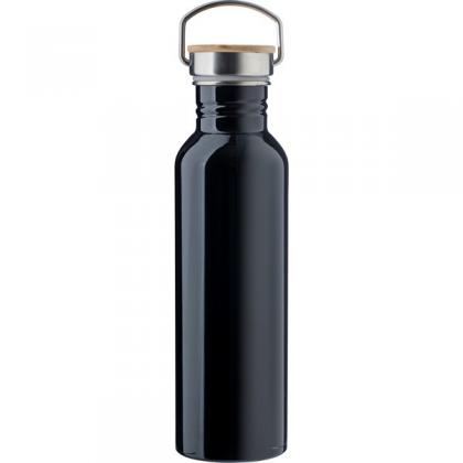 700ml Steel drinking bottle (Black)