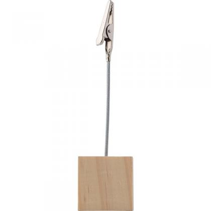 Wooden clip holder
