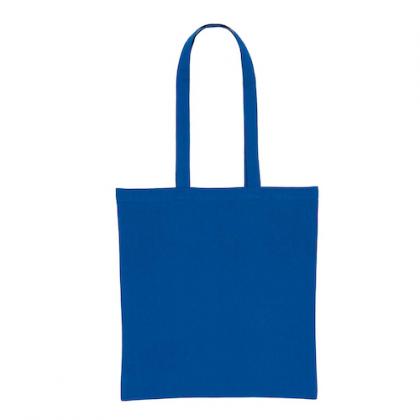 5oz Royal Blue Cotton Shopper Tote Bag