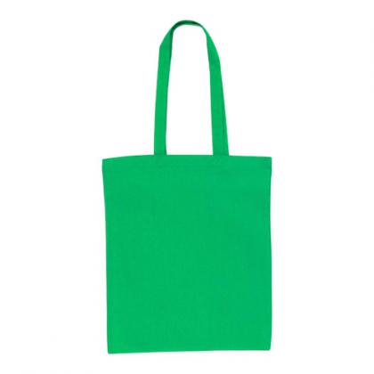 5oz Green Cotton Shopper Tote Bag