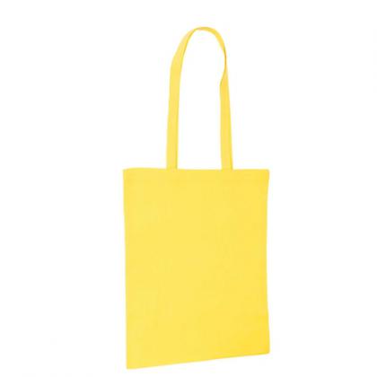 5oz Yellow Cotton Shopper Tote Bag