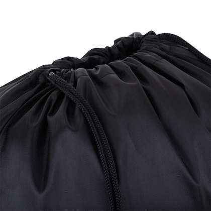 Black  210D Polyester  Drawstring