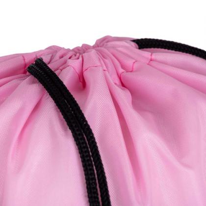 Pink  210D Polyester  Drawstring