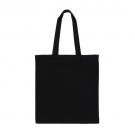 Black 8oz Canvas Shopper Bag - with Full Gussett