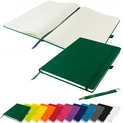 Dunn A4 Notebook and Pen Set in Green
