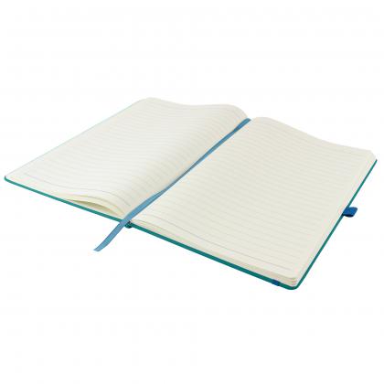Dunn A4 PU Soft Feel Lined Notebook in Teal