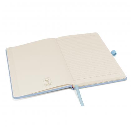 Notes London - Wilson A5 FSC® Notebook in Pastel Blue