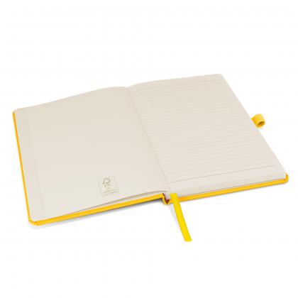 Notes London - Wilson A5 FSC® Notebook in Yellow