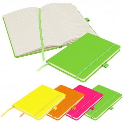 Notes London - Neon FSC Notebook in Neon Green
