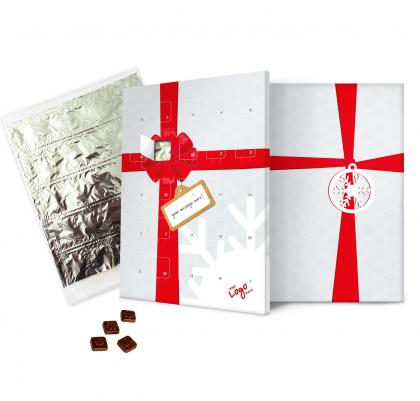 Traditional Chocolate Advent Calendar With Foil Backing