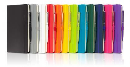 Watson A5 Budget Soft Touch PU Notebook & Pen Set
