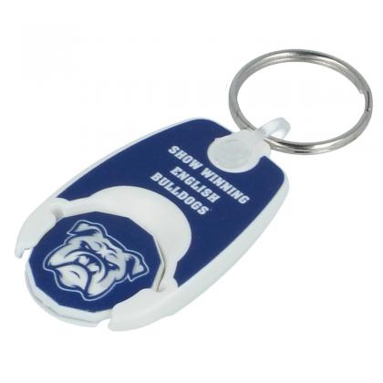 100% RECYCLED 'POP' TROLLEY COIN KEY RING E1314307