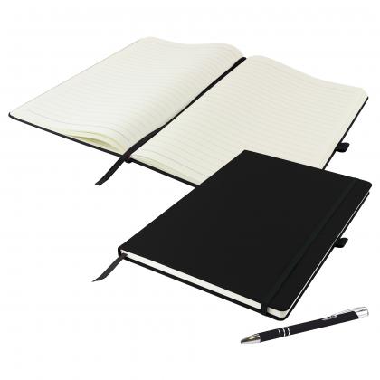 Dunn A4 Notebook and Pen Set in Black
