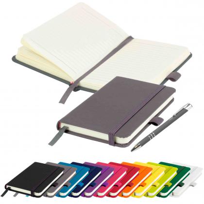 Moriarty A6 Notebook and Pen Set in Grey