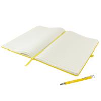 Dunn A4 Notebook and Pen Set in Yellow