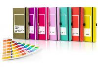 INFUSION A5 PANTONE MATCHED PRINTED SOFT TOUCH LAMINATION NOTEBOOK