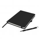 Dimes A5 Notebook and Pen Set in Black
