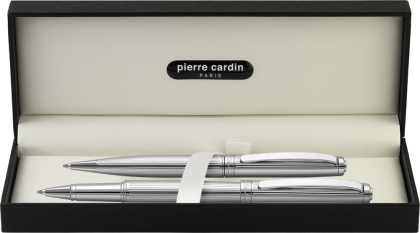 Lustrous Chrome Pen and Rollerball with PB15 Box