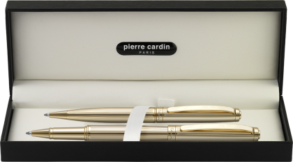 Lustrous Gold Pen and Rollerball with PB15 Box