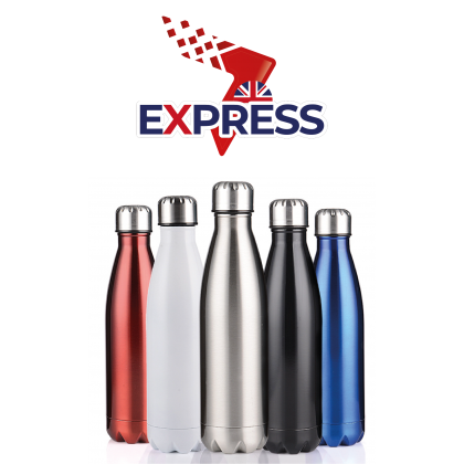 Capella Bottle Express UK Service: 1* Working Day Delivery (500ml Double Walled Metal Bottle)