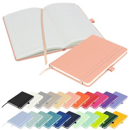 Notes London - Wilson A5 FSC® Notebook & Pen Set in Pastel Pink