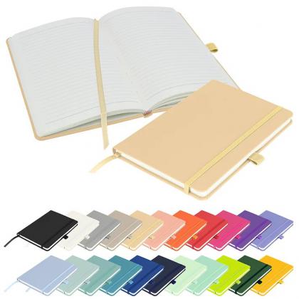 Notes London - Wilson A5 FSC® Notebook & Pen Set in Pastel Tan