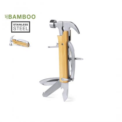 Bamboo Multitool with Hammer