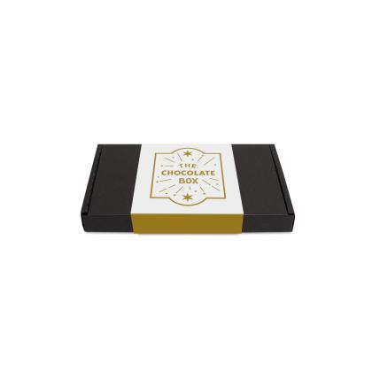 Gift Boxes - Mini Black Postal Box - Chocolate Edition