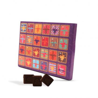 Winter Collection - A5 Advent Calendar - Vegan Dark Chocolate - 71% Cocoa