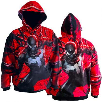 'Ultra-Colour' AOP (All Over Printed), Hoodie. Eco-friendly recycled hooded sweatshirt / hoodie – Full Colour