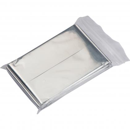 Aluminum insulating blanket in a pouch