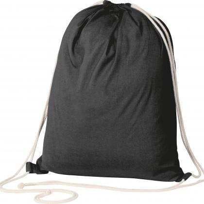ECO Tex standard 100 certified Gymbag from environmentally friendly cotton (140g/m)