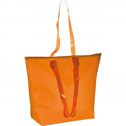 Multifunctional bag with transparent handles