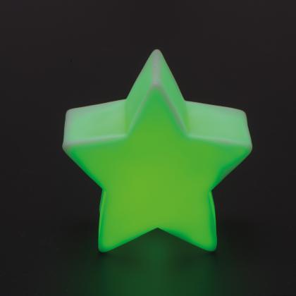 Night light in the shape of a star