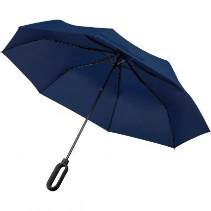 Pocket umbrella with carabiner handle