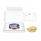 Gift Boxes - Mini White Postal Box - Microwave Popcorn - PAPER LABEL