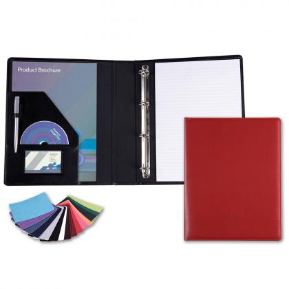 Colours A4 Ring Binder in Belluno, a vegan coloured leatherette with a subtle grain.