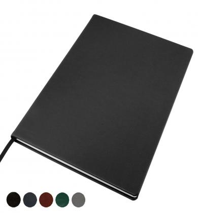 Hampton Leather A4 Casebound Notebook, made in the UK in a choice of 6 colours.