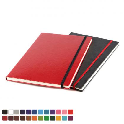 Mix & Match A4 Recycled Como Casebound Notebook in 5 cover colours & thousands of colour combinations.