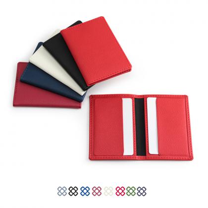 Credit Card Case in a choice of 5 Colours in recycled Como.