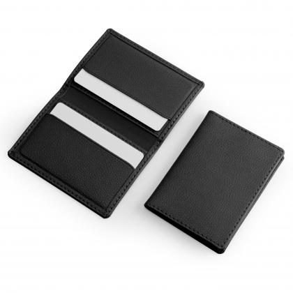 Recycled Como Black Credit Card Case