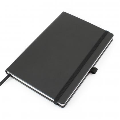 Porto Eco Express A5 Casebound Notebook with a Black Elastic Strap and Pen Loop